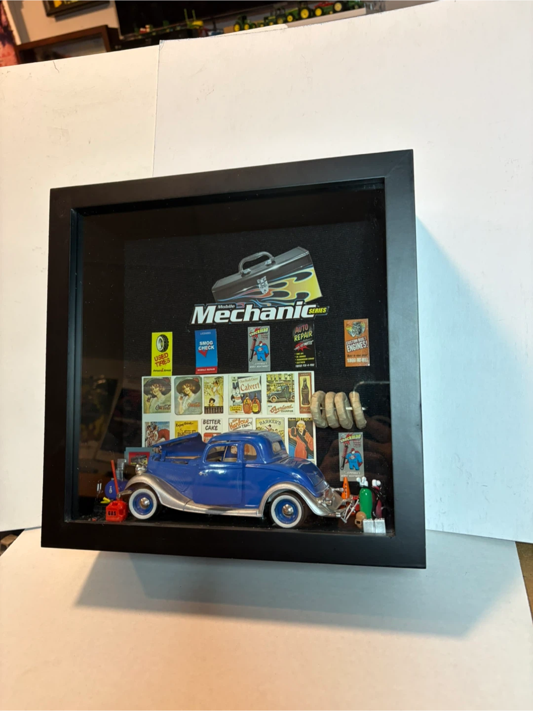 Mobile Mechanic Series Framed Diorama
