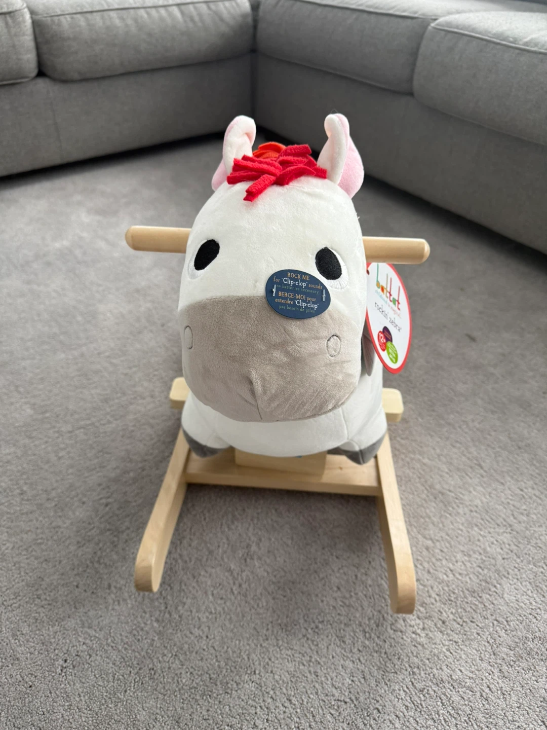 Rocking Horse (Zebra) Ride-On Toy