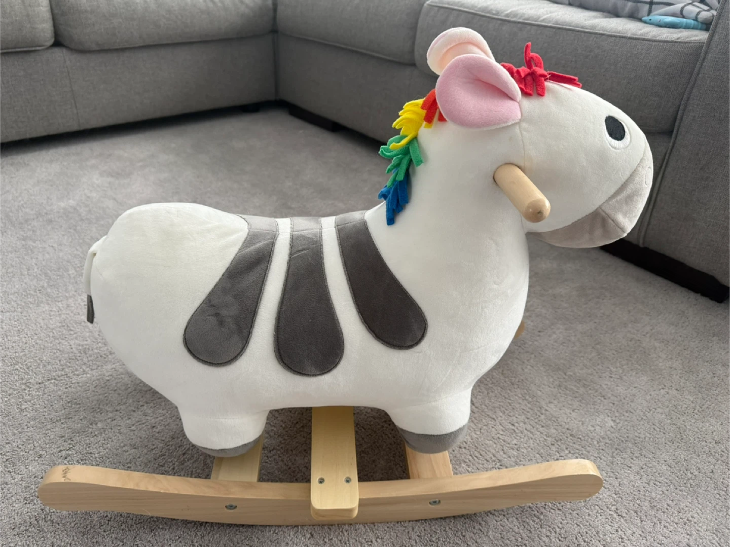 Rocking Horse (Zebra) Ride-On Toy - photo 2