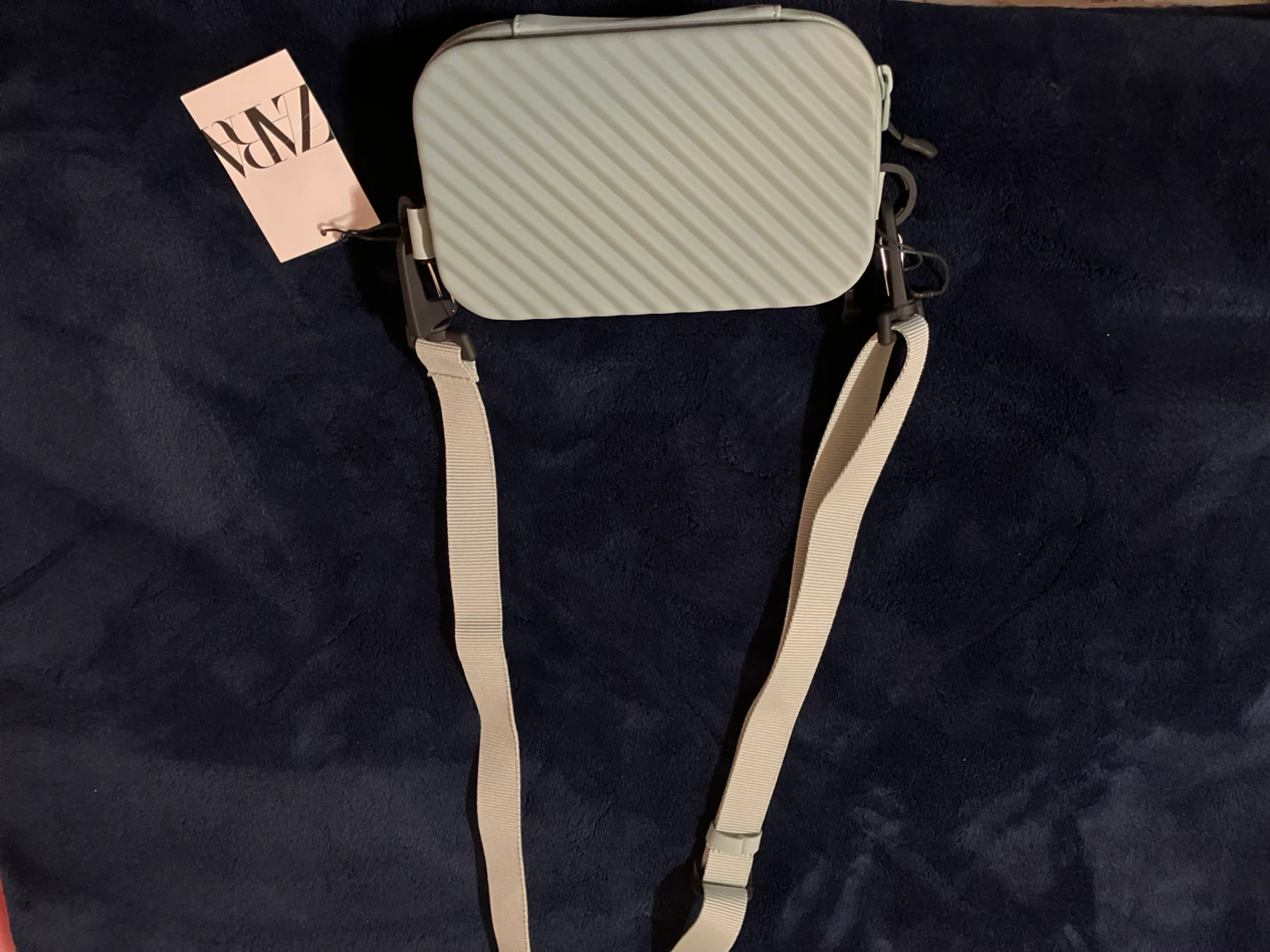 Zara Mini Crossbody Bag - Light Green