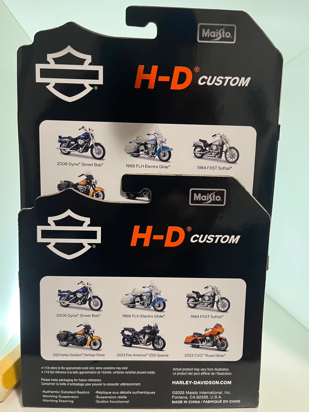Maisto Harley-Davidson 1:18 Die-Cast Motorcycle - photo 2