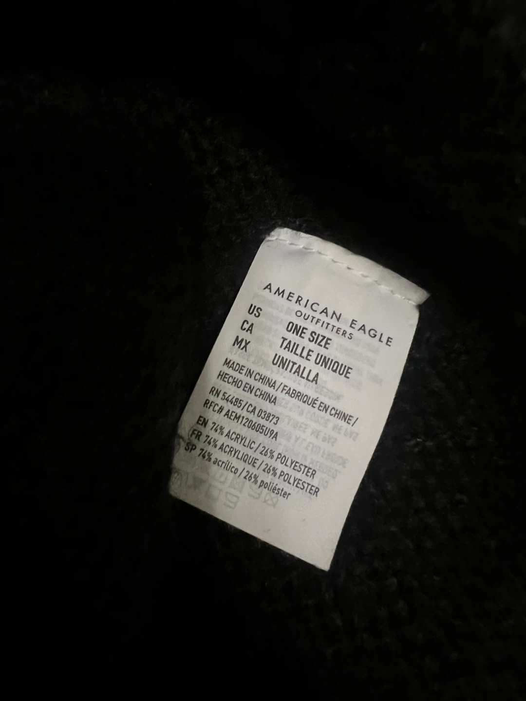 American Eagle Black Knit Winter Headband - photo 3