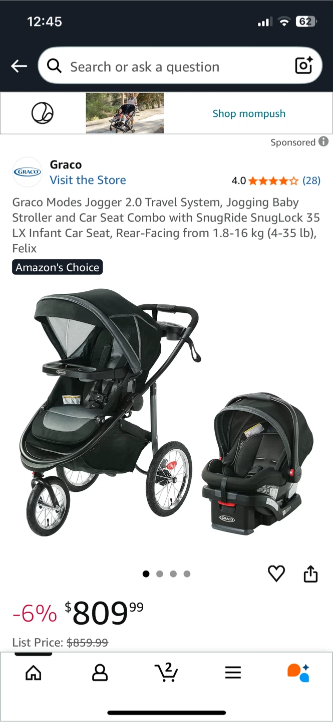 Graco Modes Jogger 2.0 Travel System - photo 3
