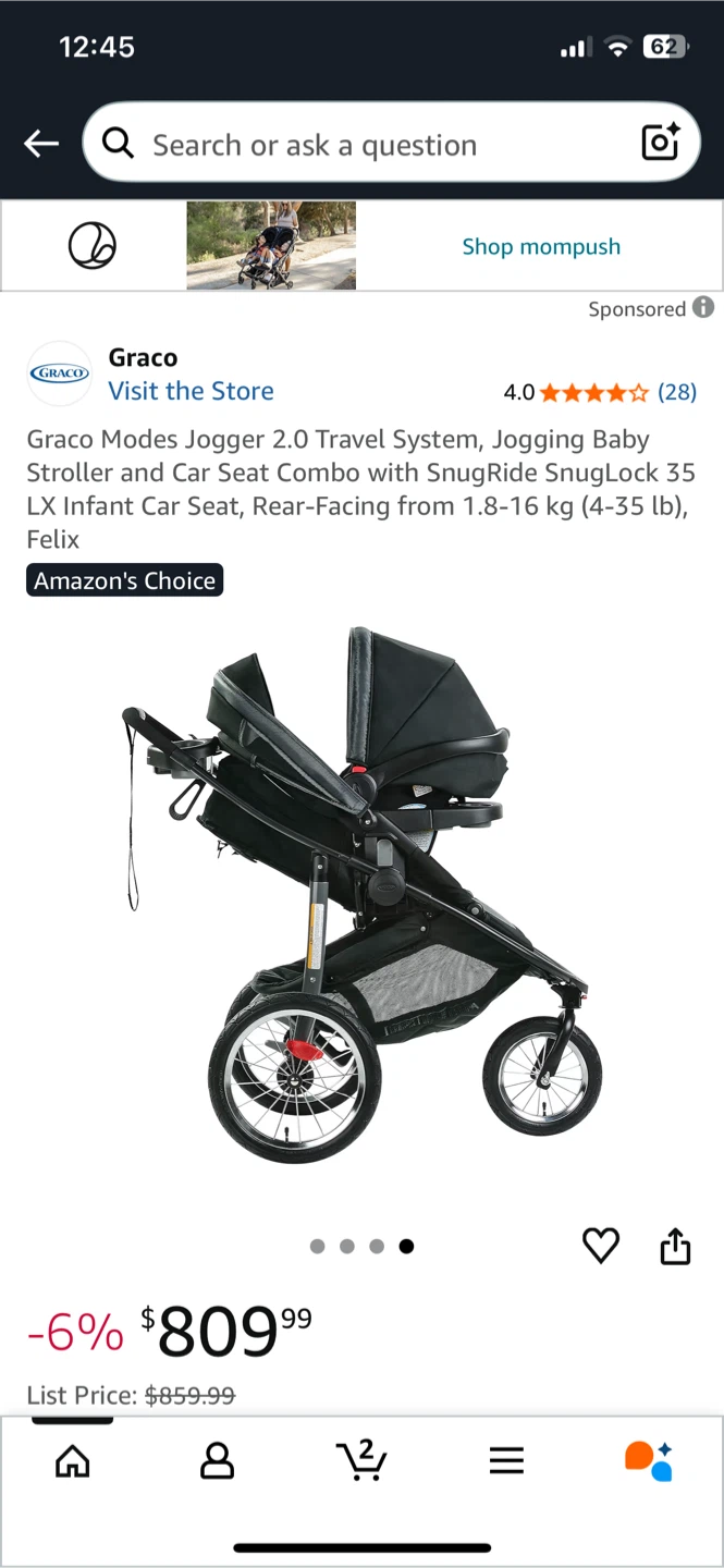 Graco Modes Jogger 2.0 Travel System - photo 4