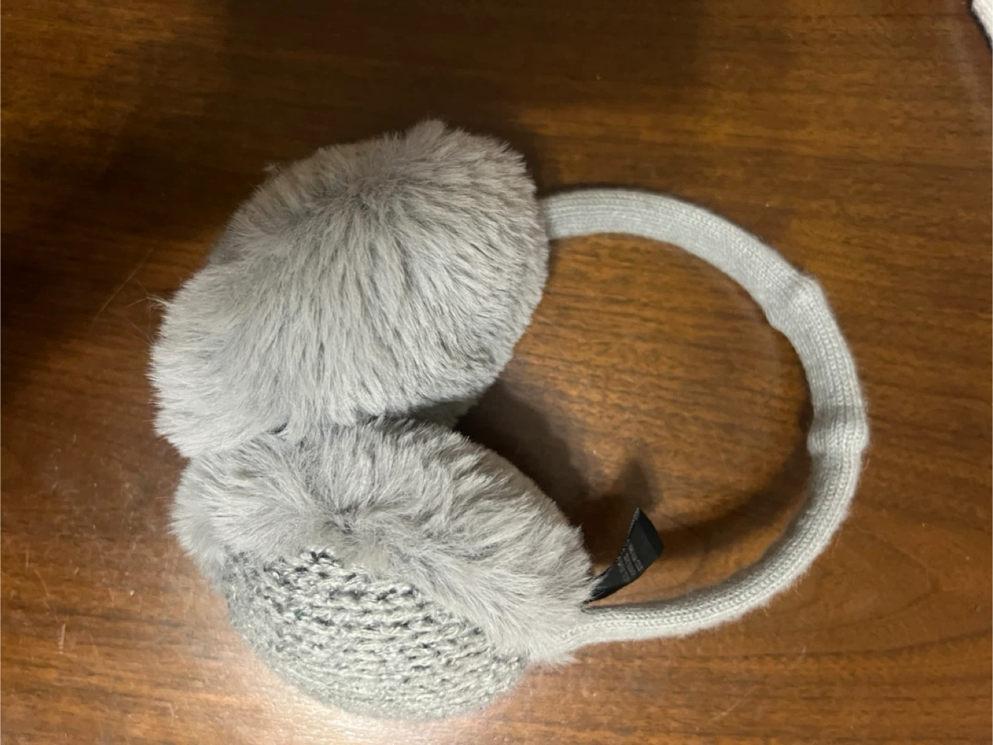 Gray Earmuffs Winter Accessory