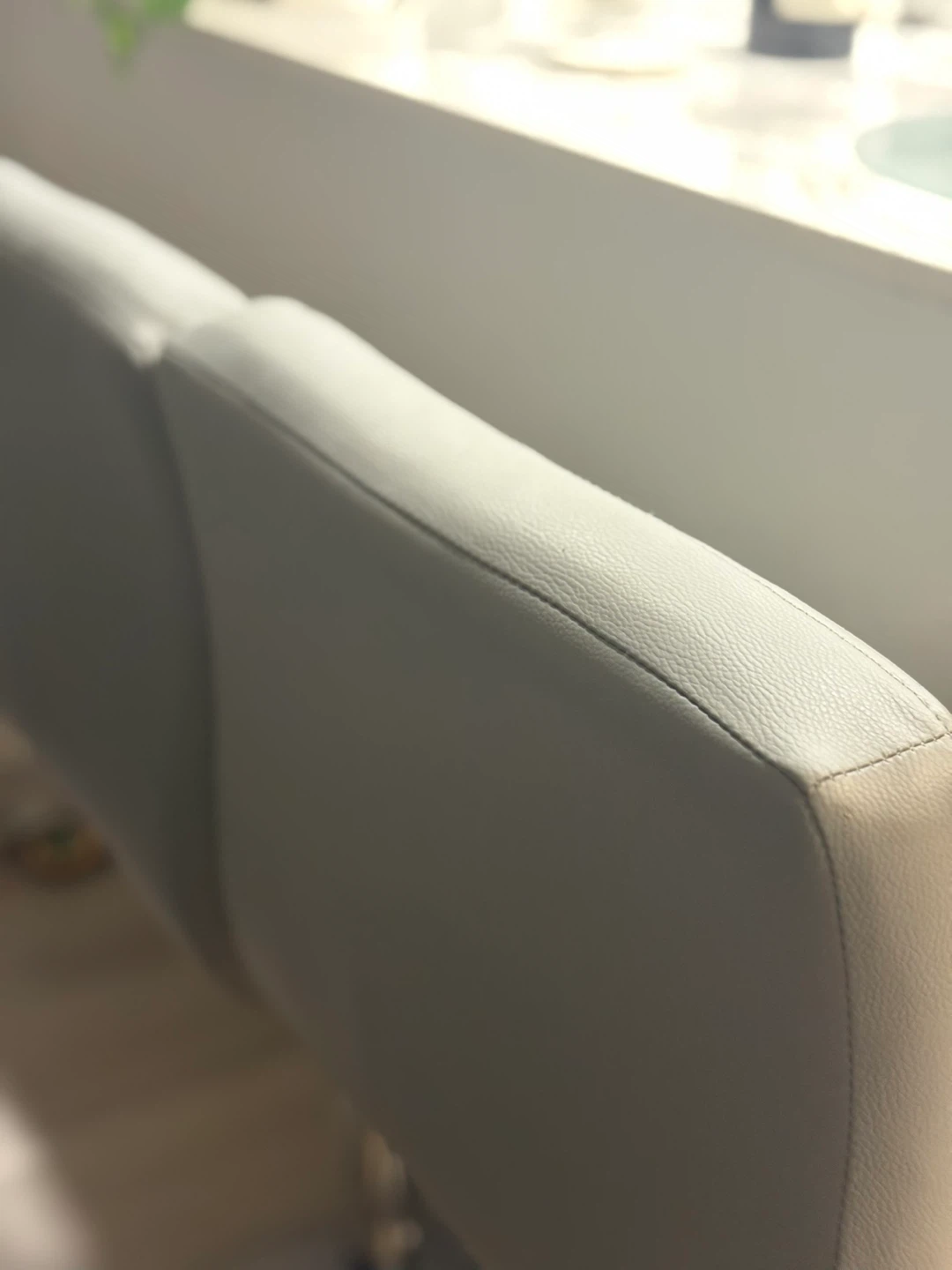 2 Grey Adjustable Height Bar Stool - photo 2