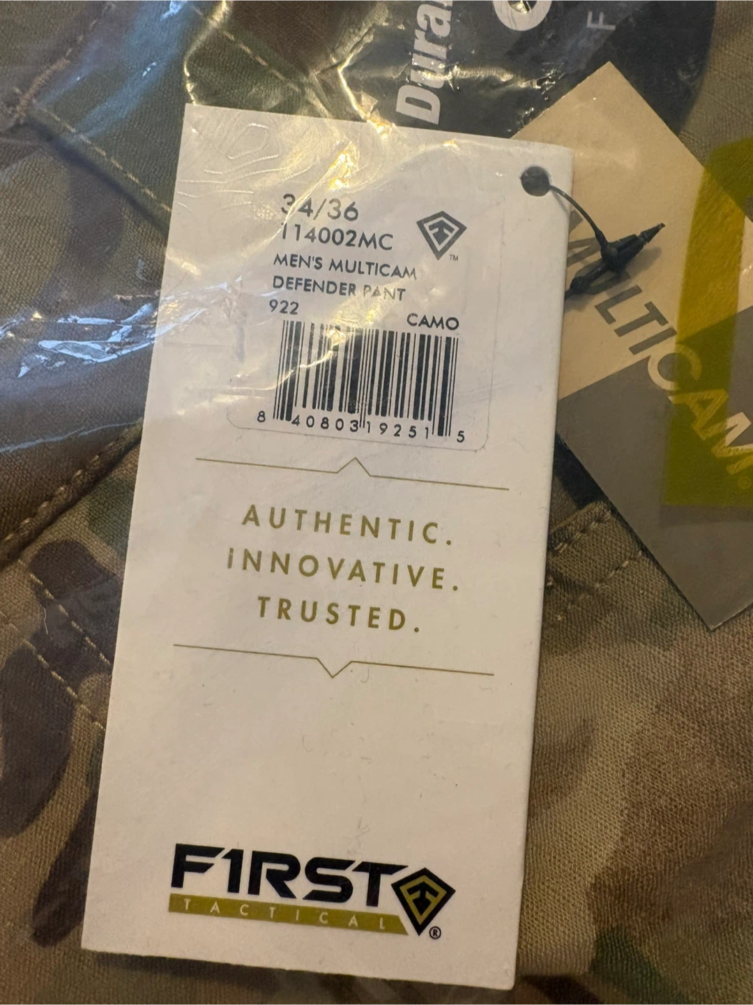 New First Tactical Defender Pant, 34x36 Multicam - photo 4