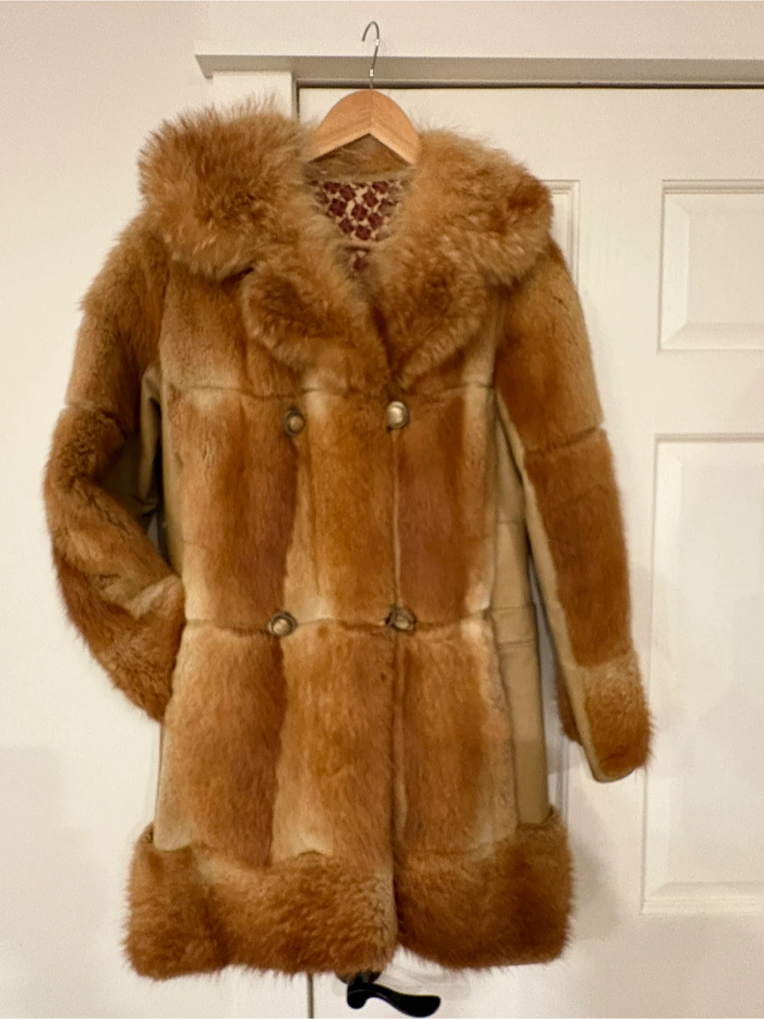 Fur and Leather Coat vintage