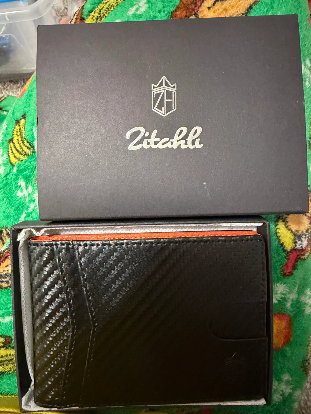 Zitahli Black Carbon Fiber Wallet, New in Box! - photo 3