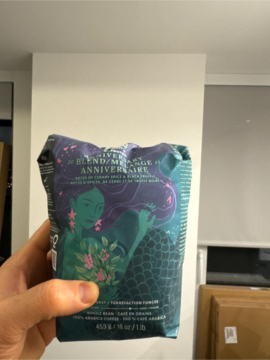Starbucks Anniversary Blend 25 ESPRESSO GRIND Bean Coffee