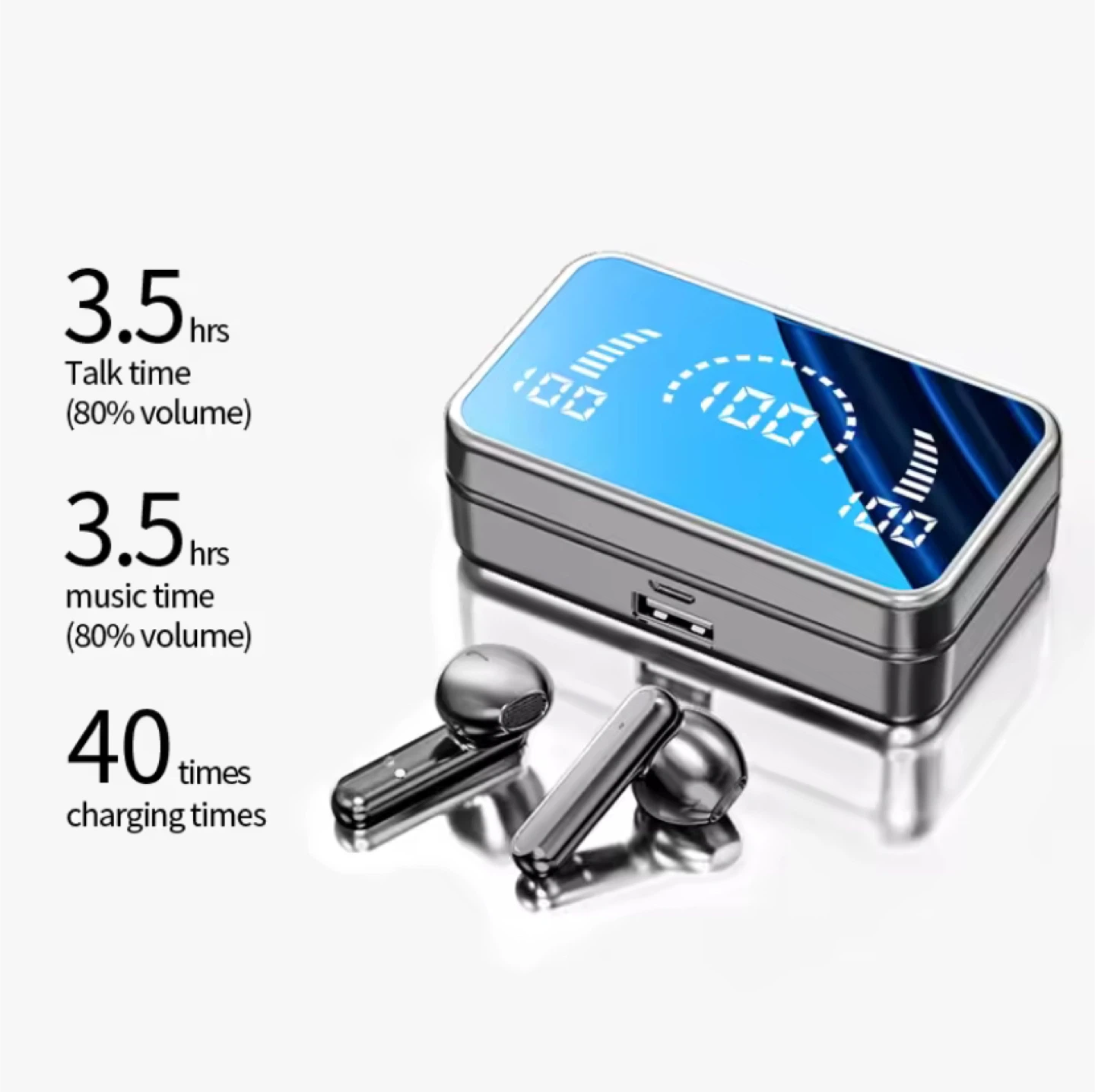 Wireless Bluetooth Earbuds with Charging Case - photo 4