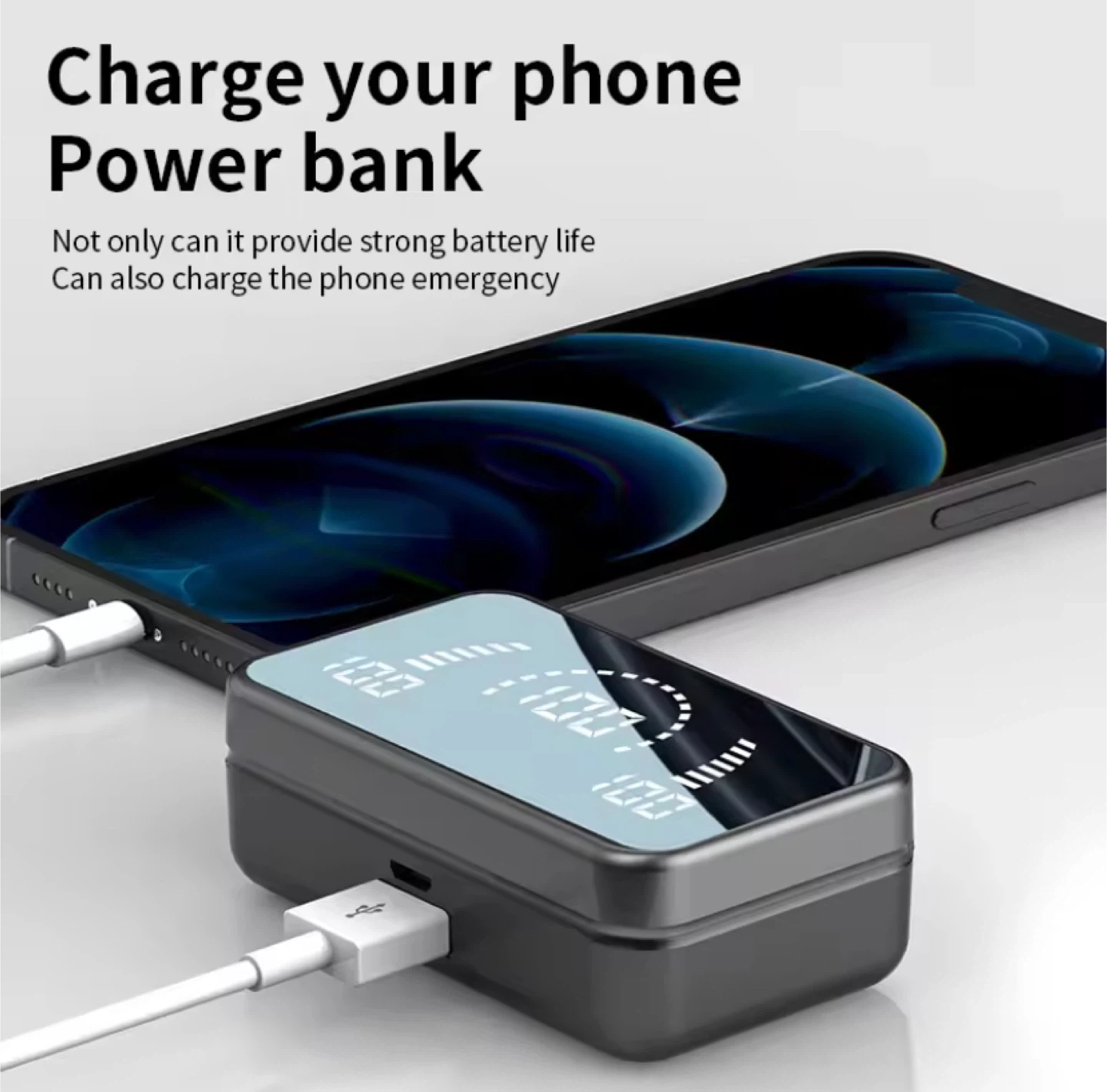 Wireless Bluetooth Earbuds with Charging Case - photo 2