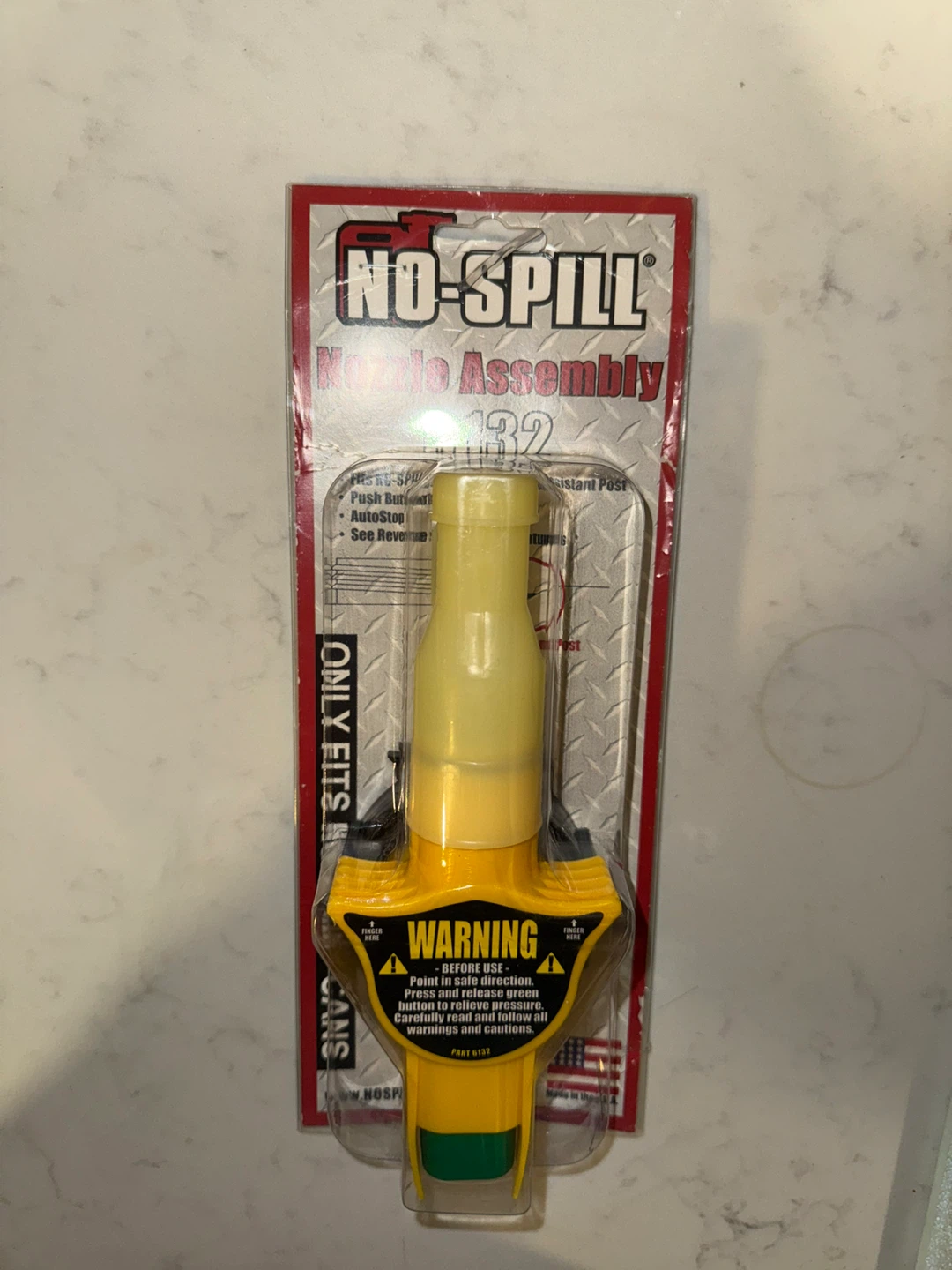 NO-SPILL Nozzle Assembly Part #6132