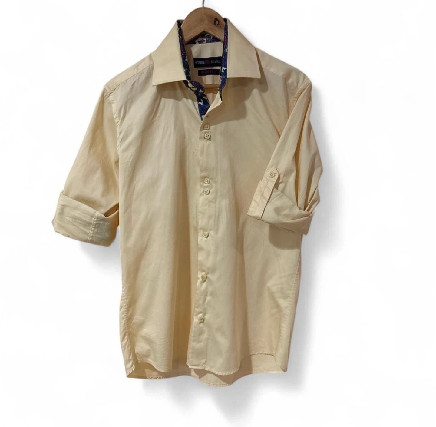 Stone Royal Yellow Dress Shirt. Very Good Quality - photo 5