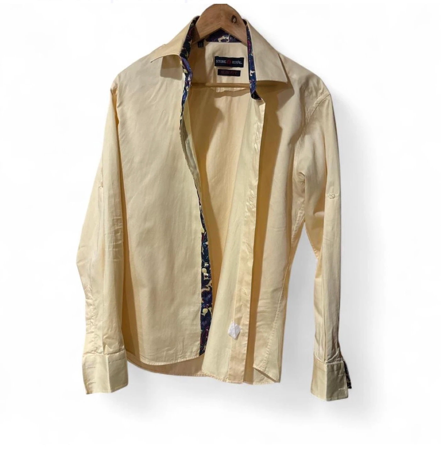 Stone Royal Yellow Dress Shirt. Very Good Quality - photo 4