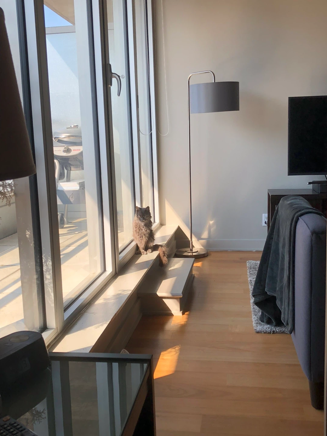Floor Lamp - Silver