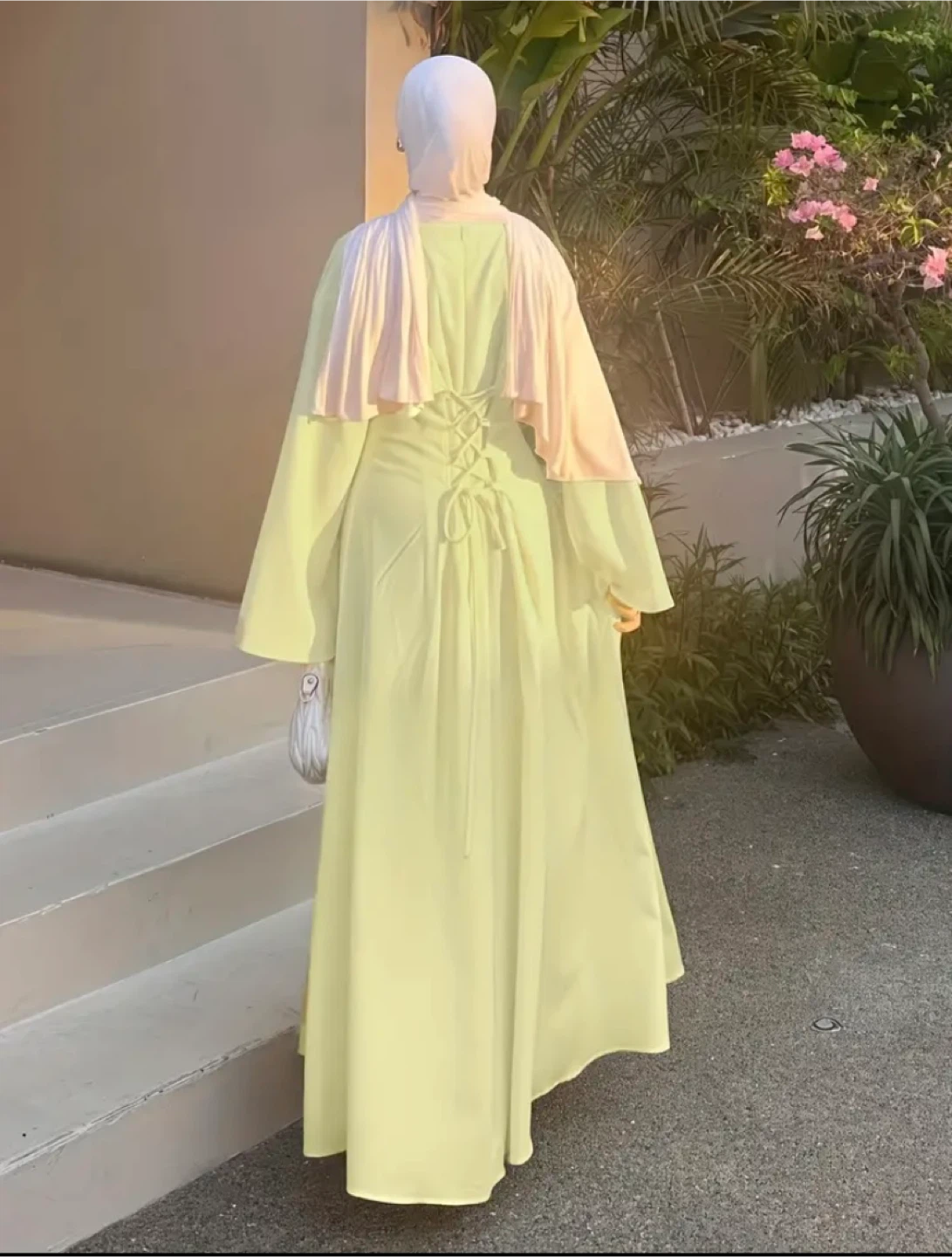 Long Sleeve Dress - Yellow - photo 2