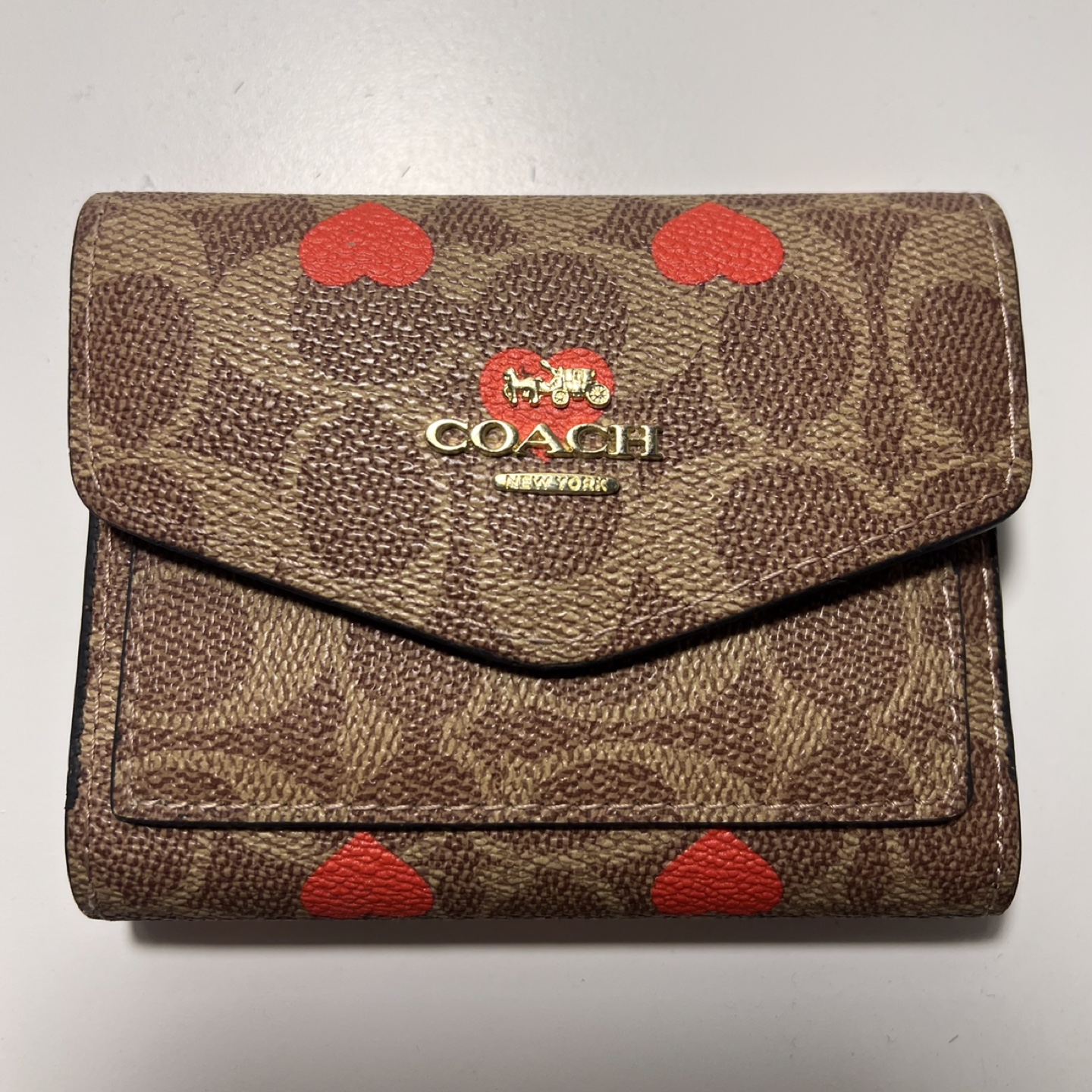 Coach Wallet with Hearts