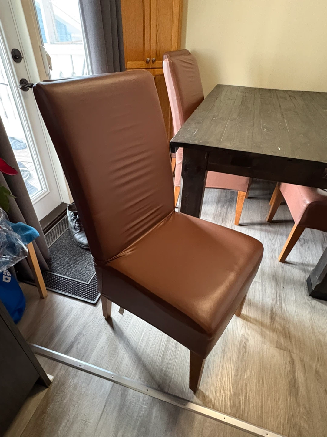 Wood Dining Table with 6 Chairs - photo 4