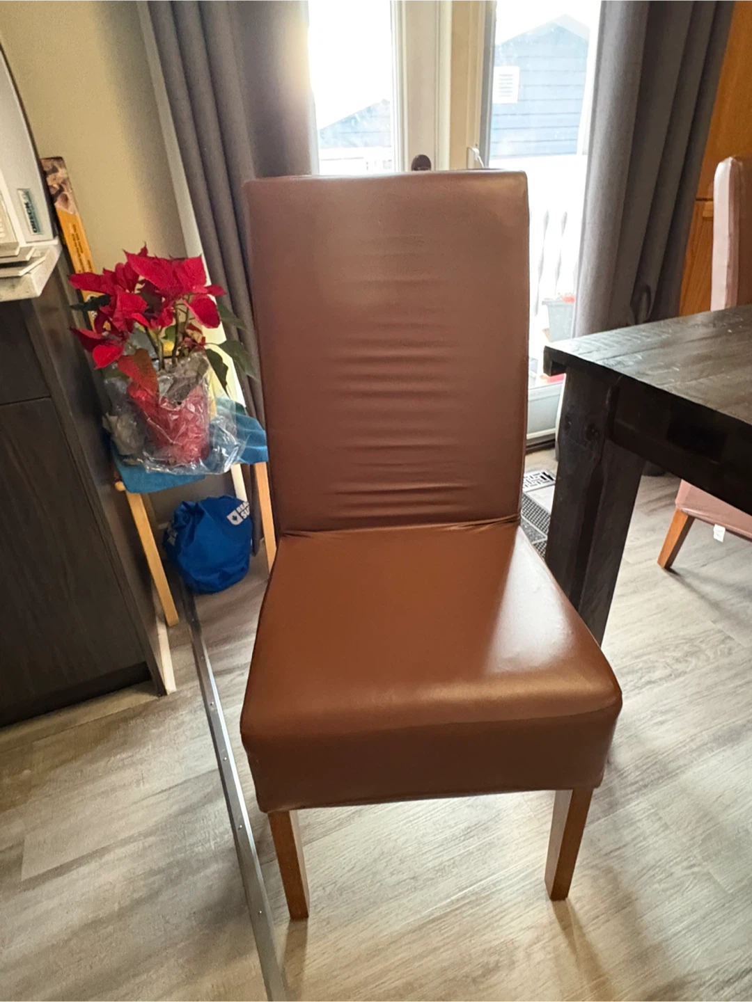 Wood Dining Table with 6 Chairs - photo 3