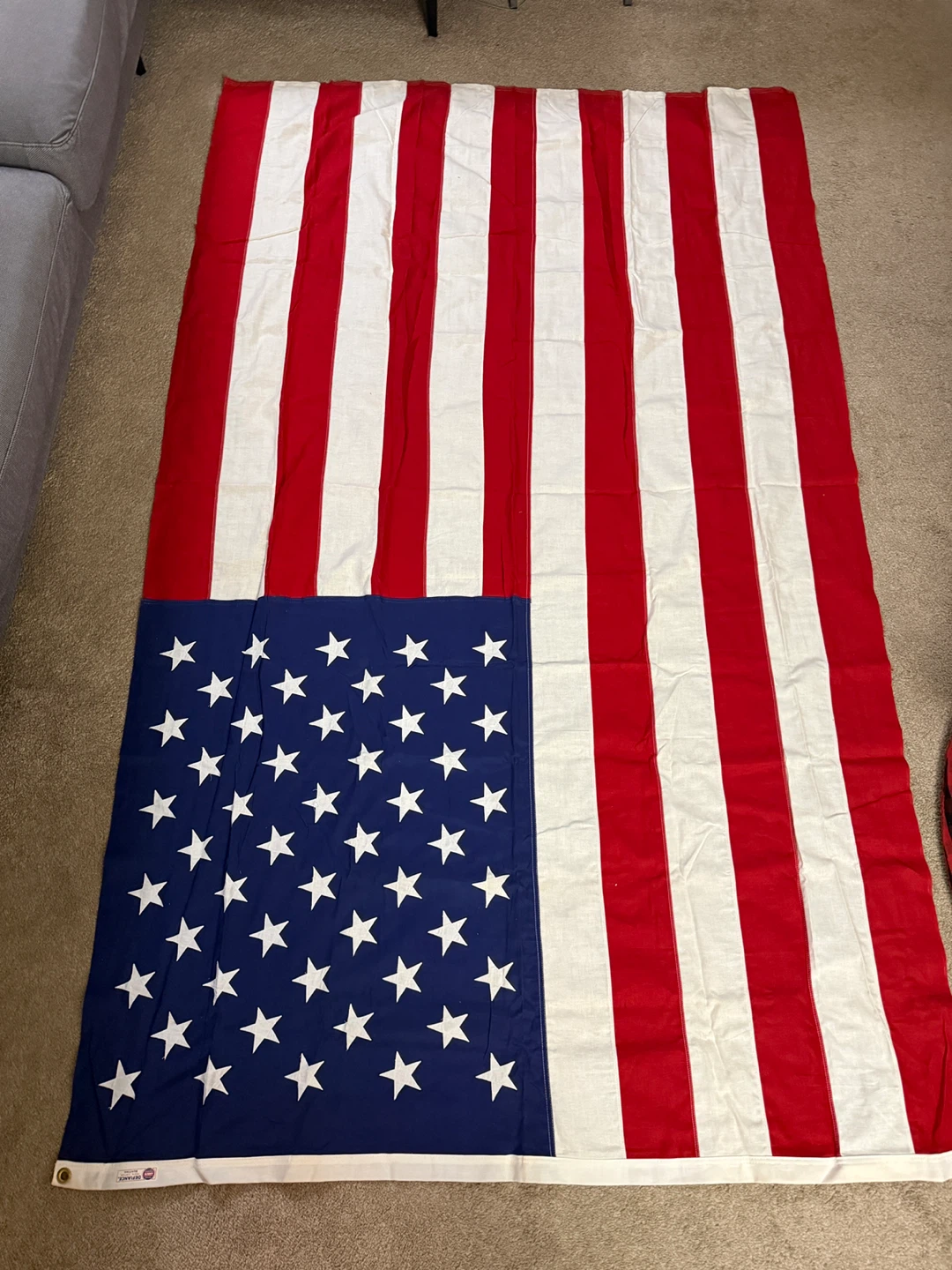 1968 U.S. Flag Flown Over the United States Capitol – 5x8 ft - photo 5