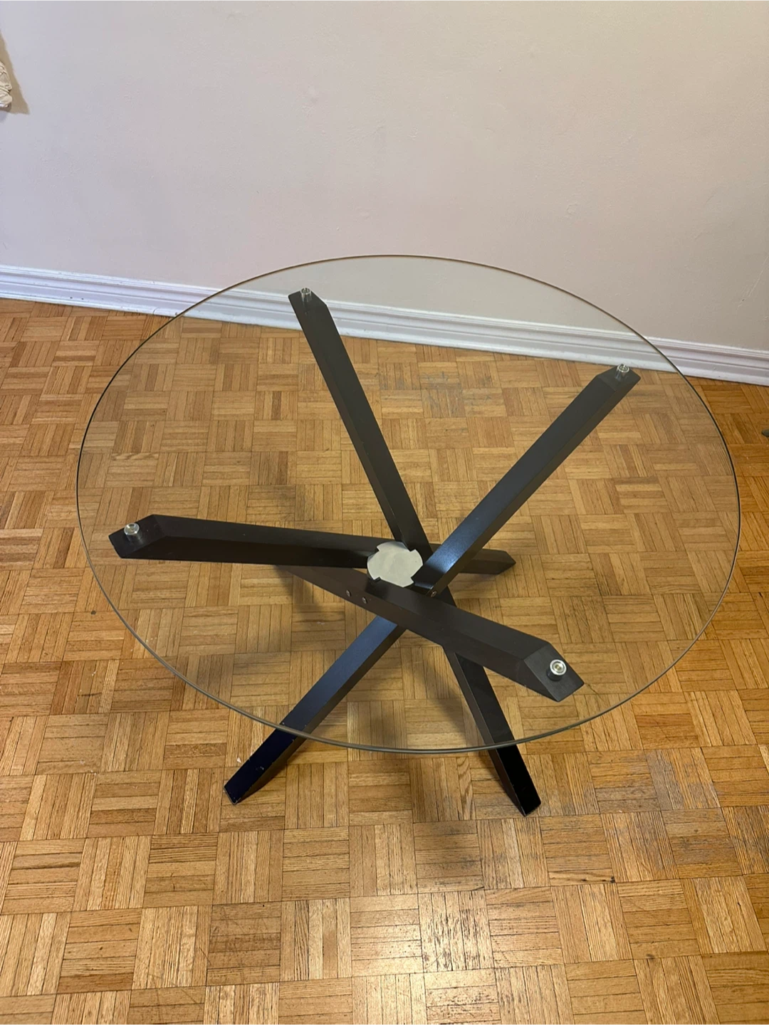 Round Glass Coffee Table - photo 2