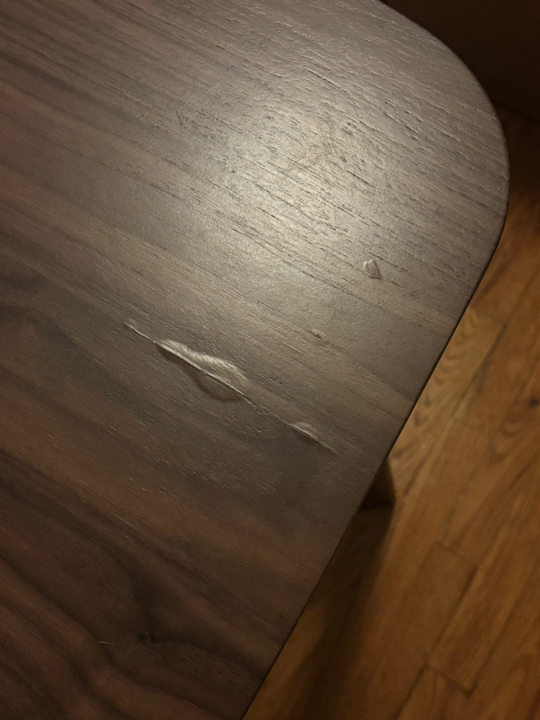 MID-CENTURY Style Brown Wooden Dining Table - photo 5