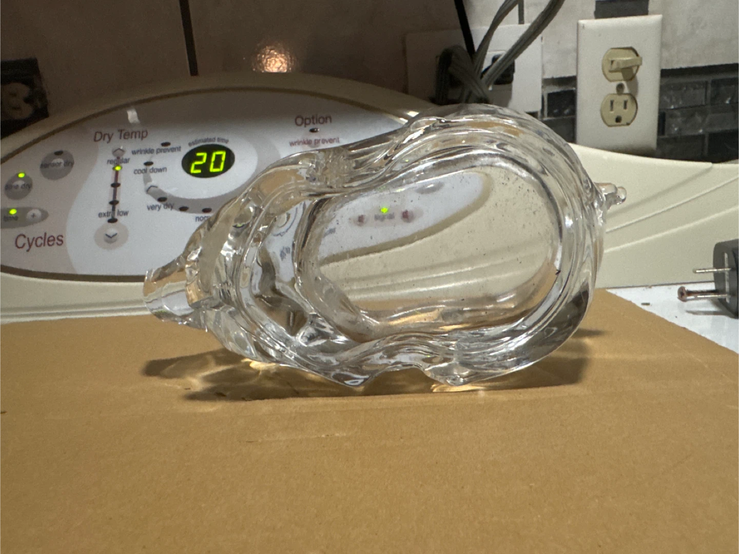 Clear Glass Pig Trinket Dish - photo 5