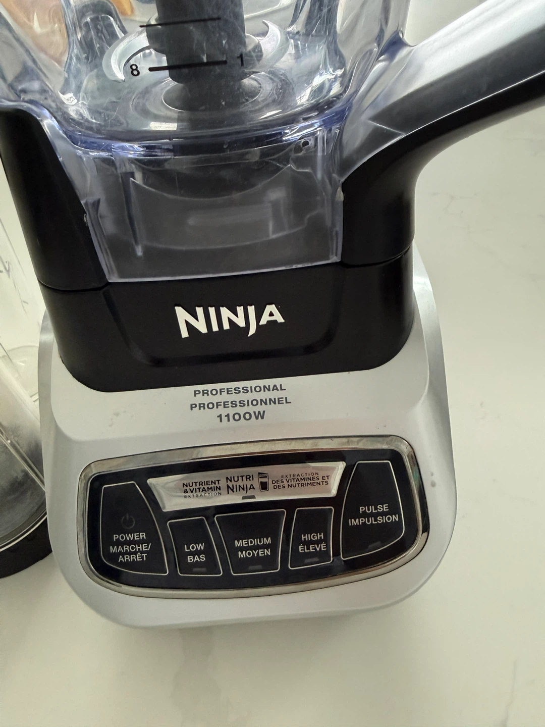 Ninja Professional 1100W Blender + Nutri Ninja Cups - photo 4