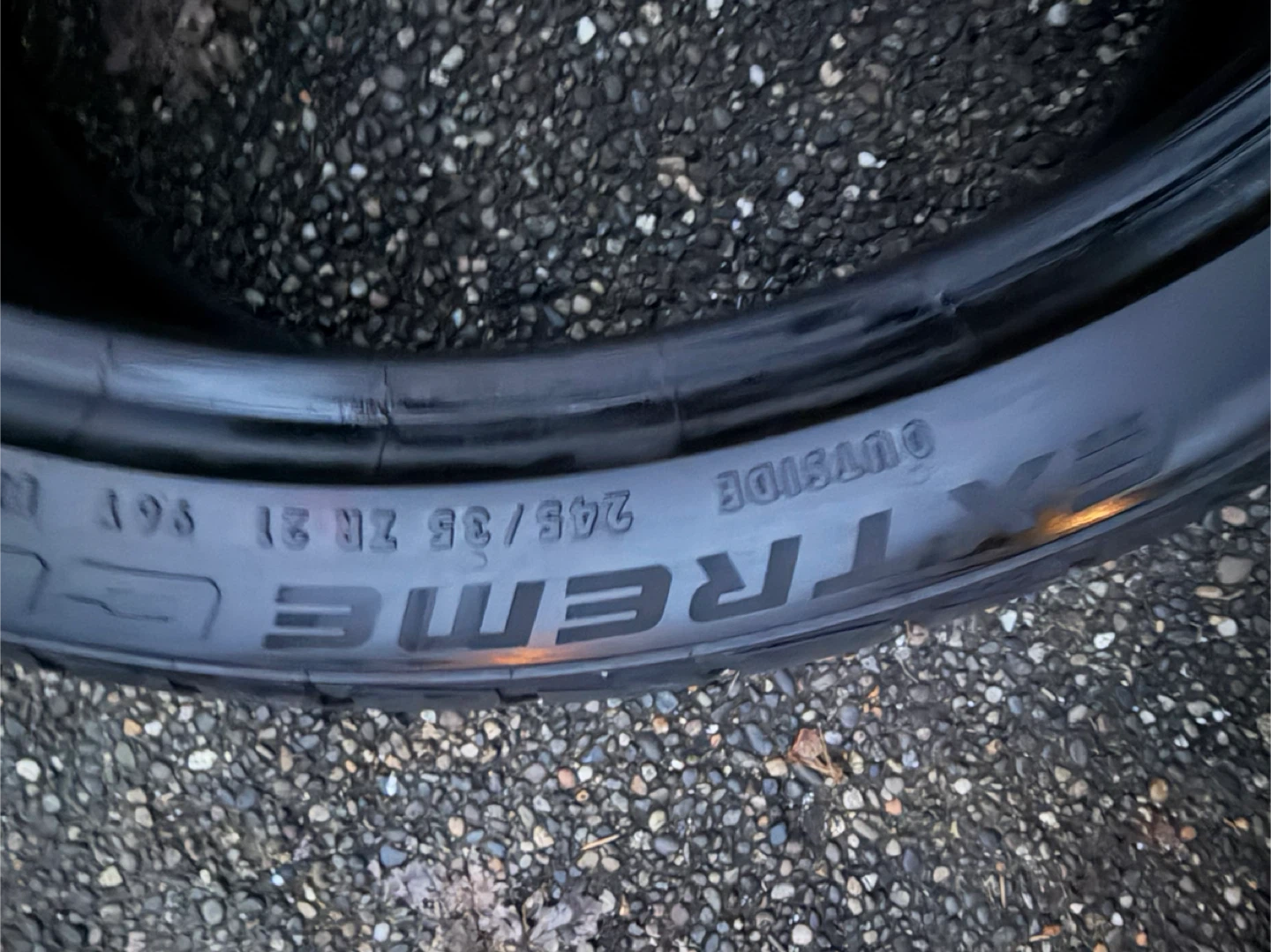 Continental ExtremeContact Tires 245/35 ZR 21 - photo 3