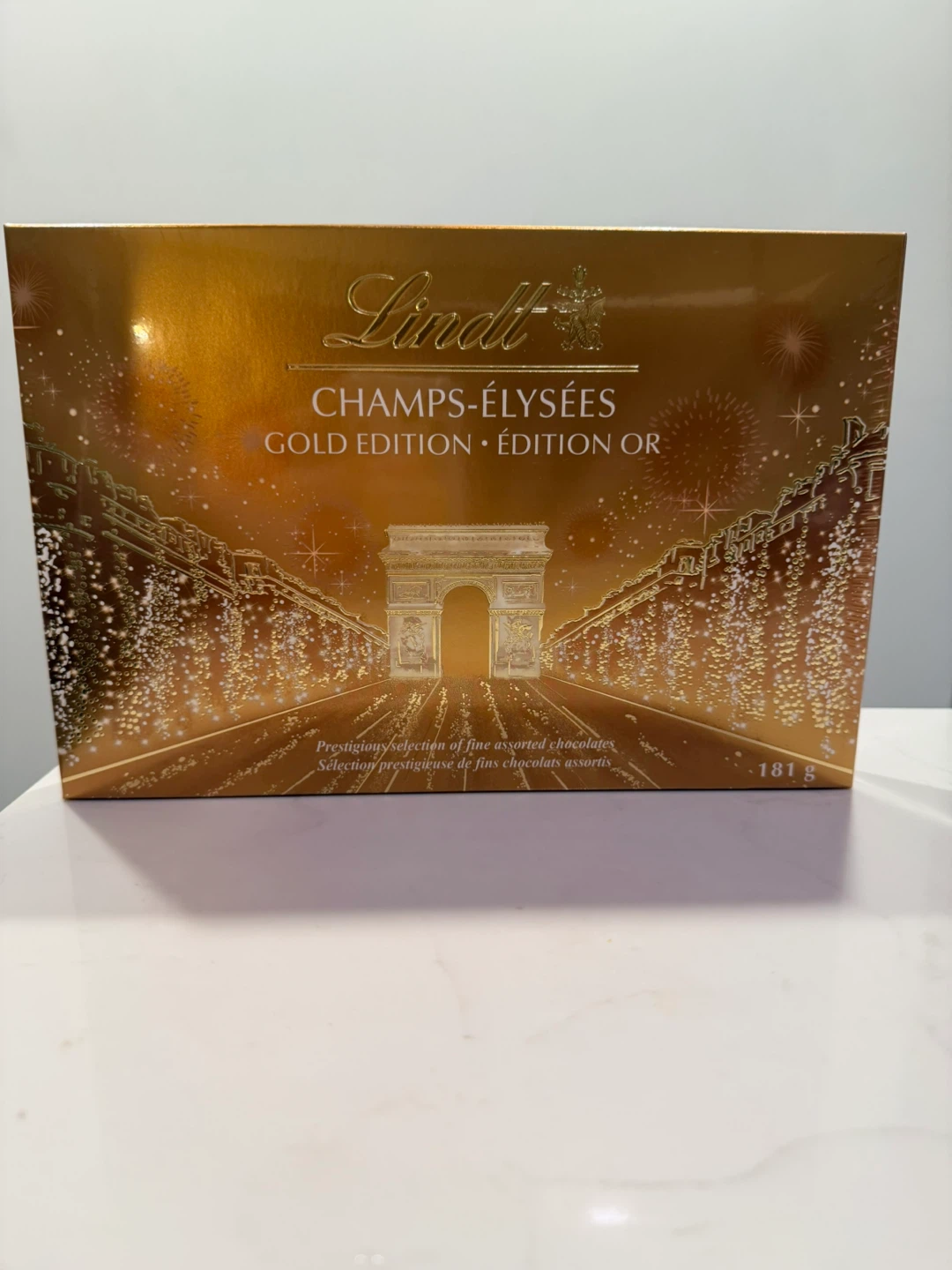 Lindt Champs-Élysées Gold Edition Chocolate Box