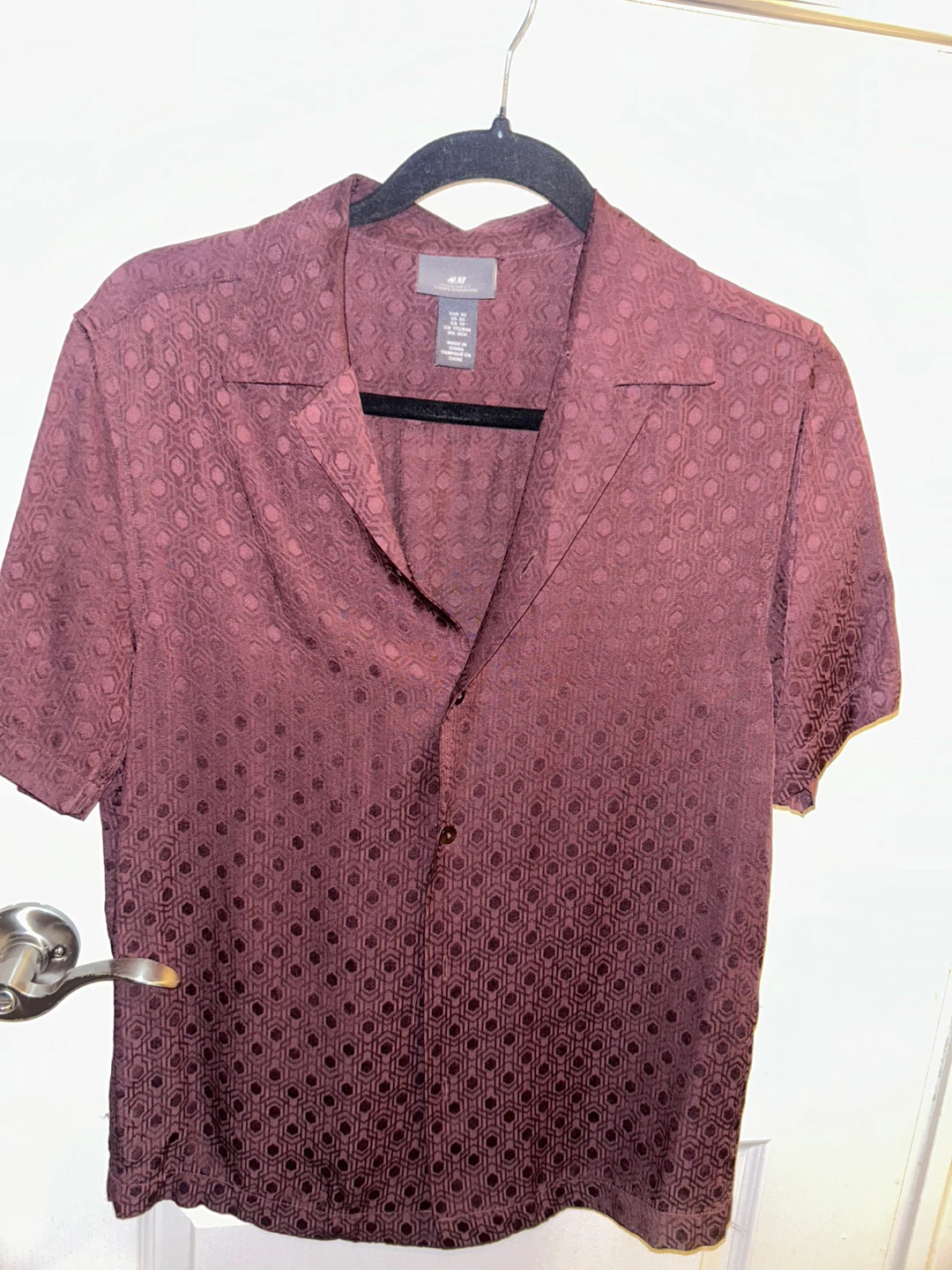 Silk H&M Dress Shirt/Button-Up