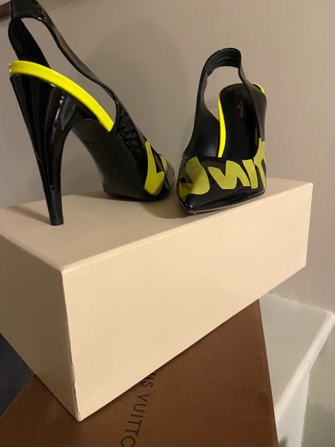 Louis Vuitton Slingback Heels - Size 37 - photo 2