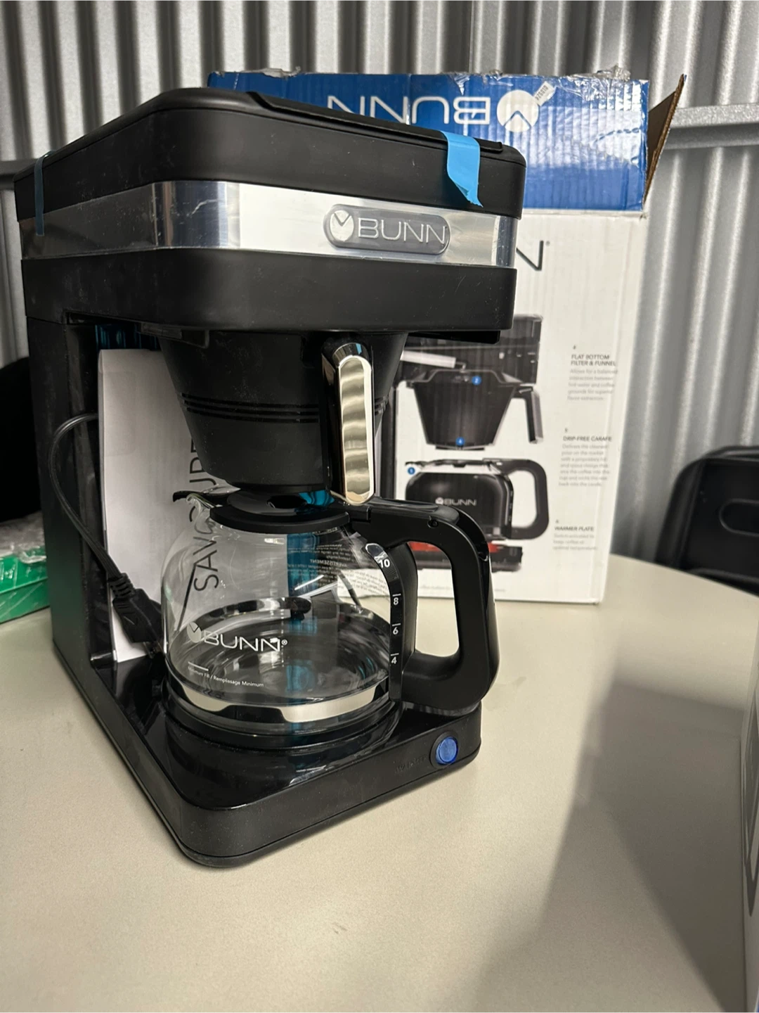 BUNN CSB2B Speed Brew Elite 10-Cup Coffee Maker, Black/SST