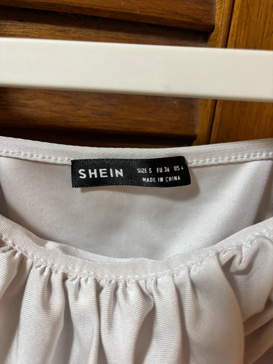 Shein White Crop Top - Size S - photo 3