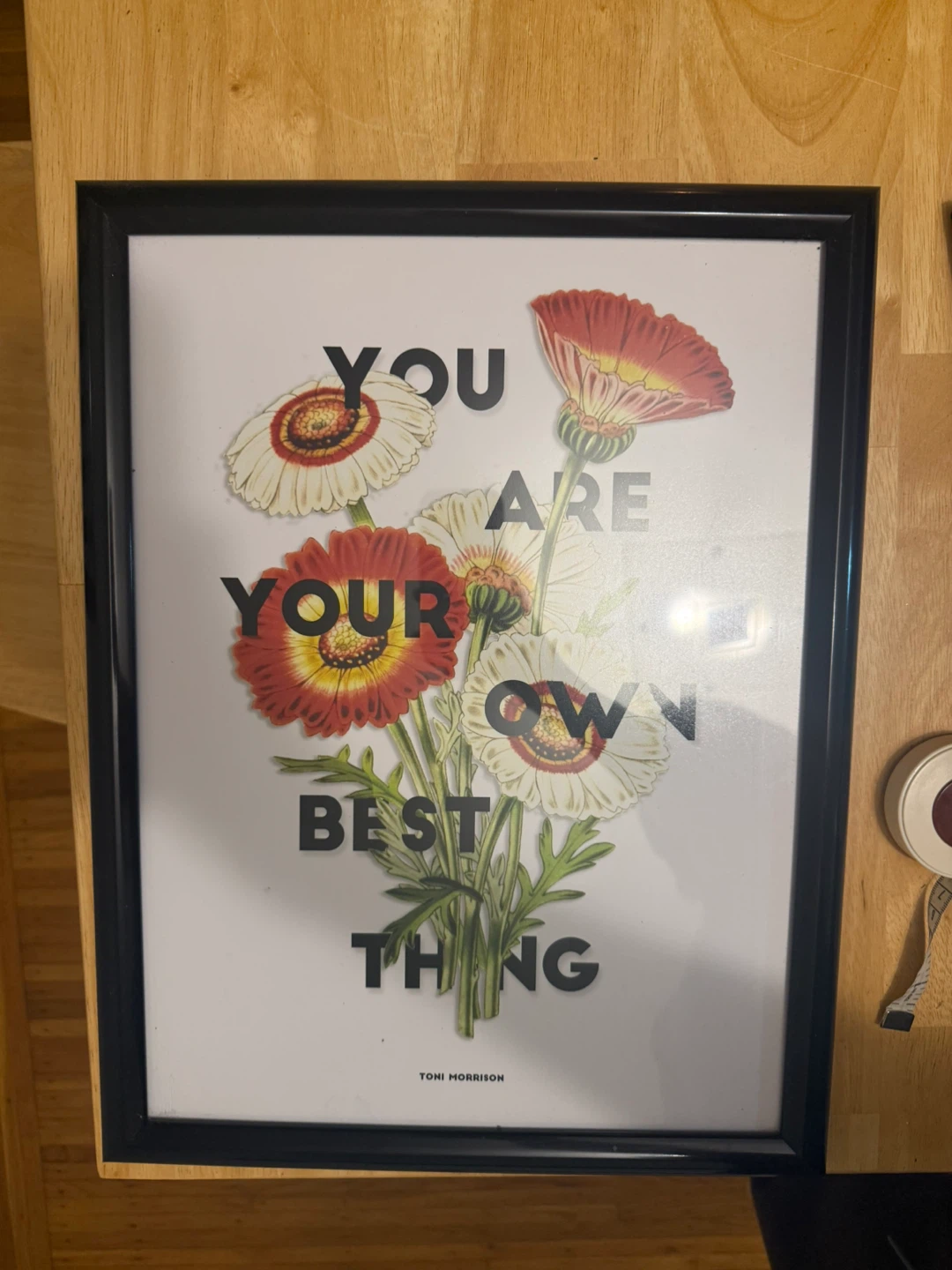 Framed Toni Morrison Print