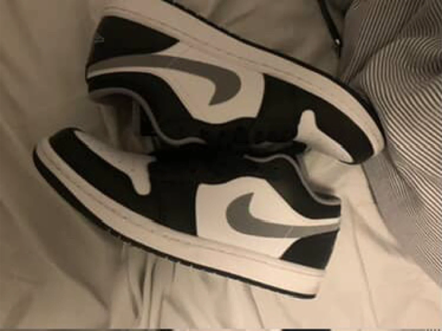 Nike Air Jordan 1 Low Black/White Shoes - photo 2