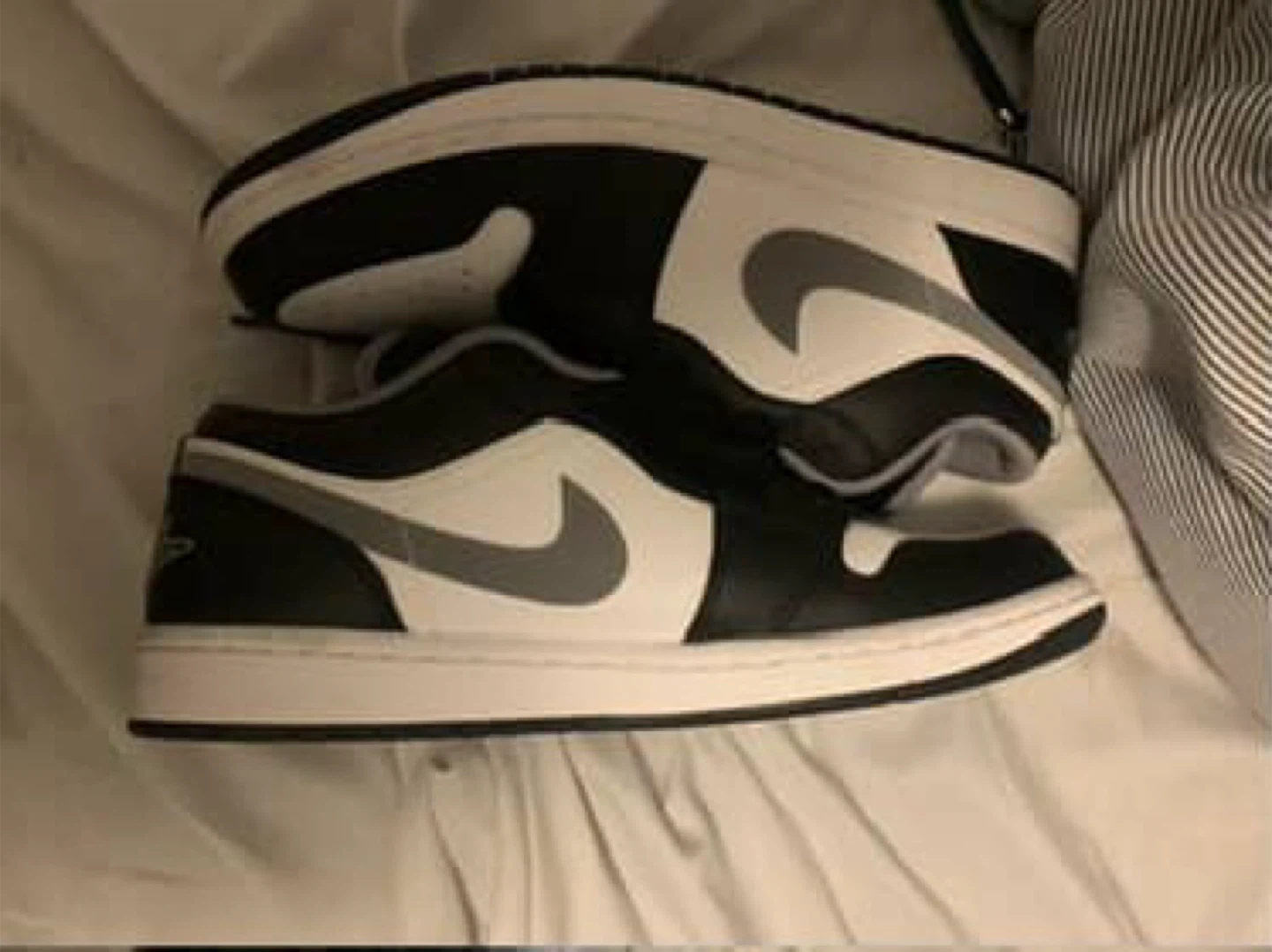 Nike Air Jordan 1 Low Black/White Shoes - photo 3