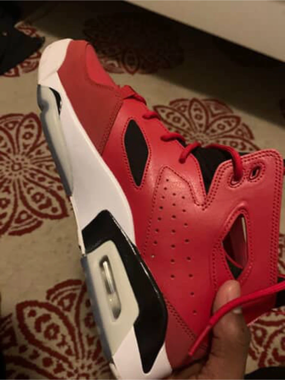 Jordan FLTCLB '91 Gym Red/White - Size 9 - photo 2