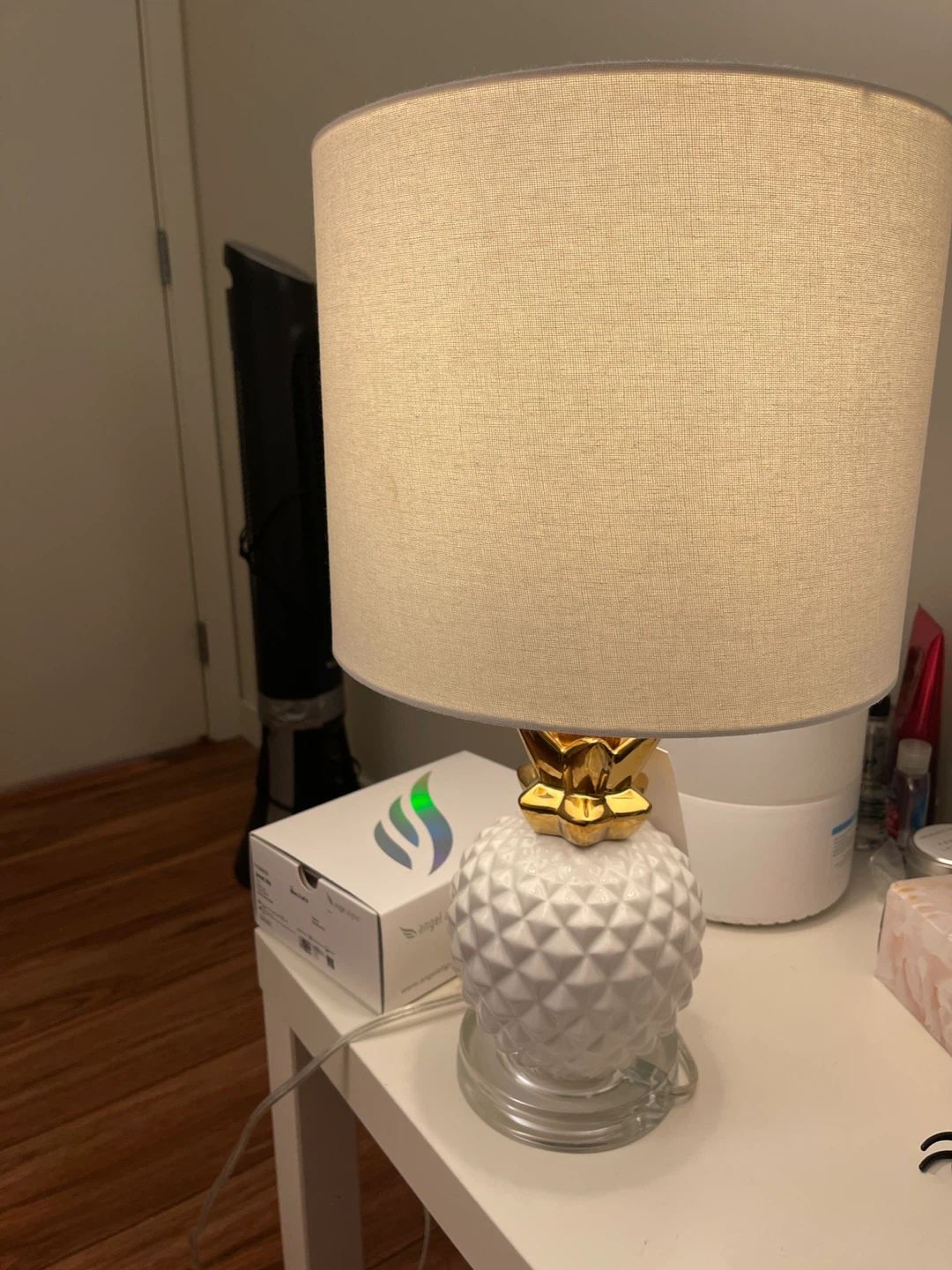 Angel Line White Pineapple Table Lamp