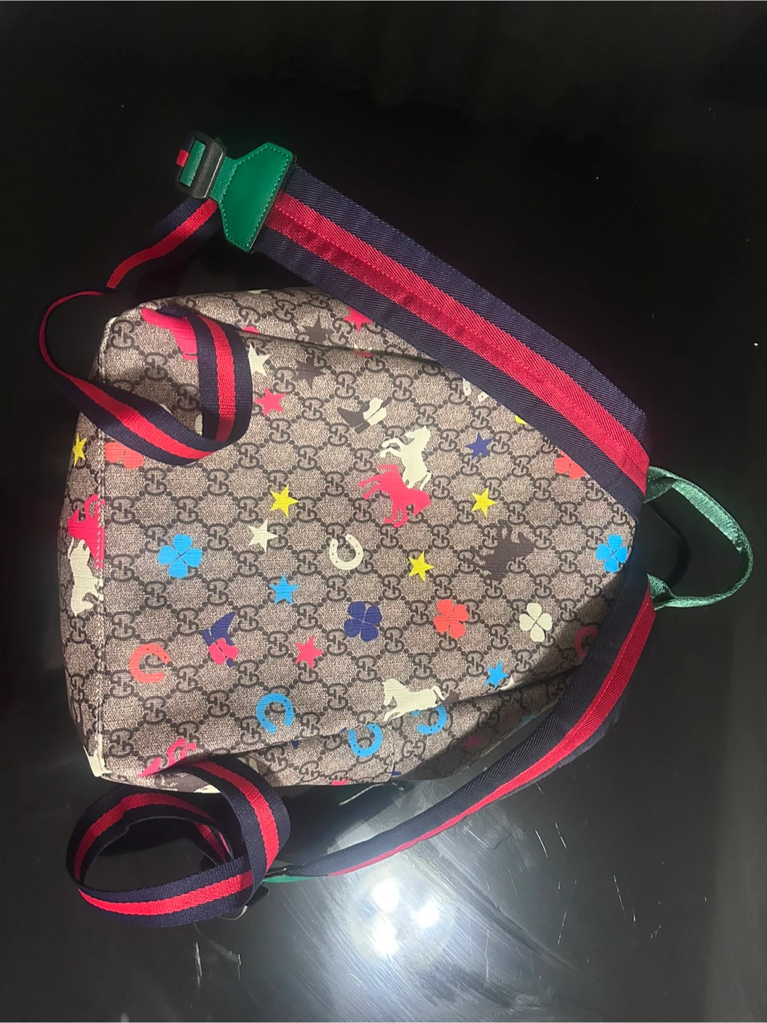 Gucci Kids Unicorn GG Print Backpack - photo 4