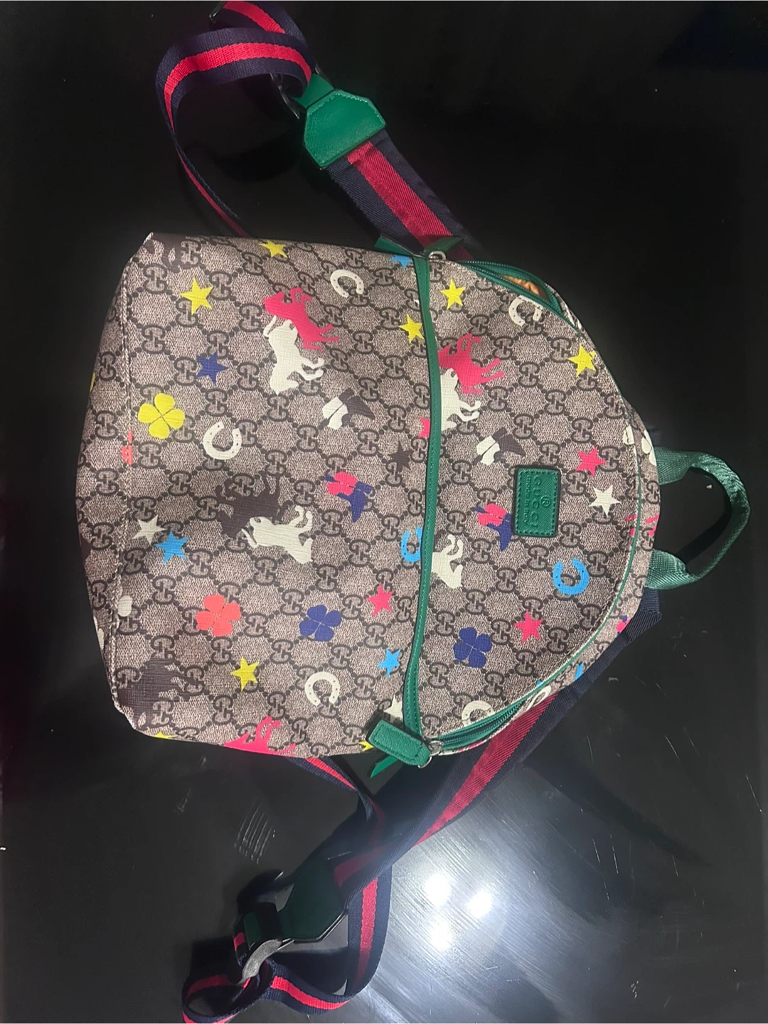Gucci Kids Unicorn GG Print Backpack - photo 3