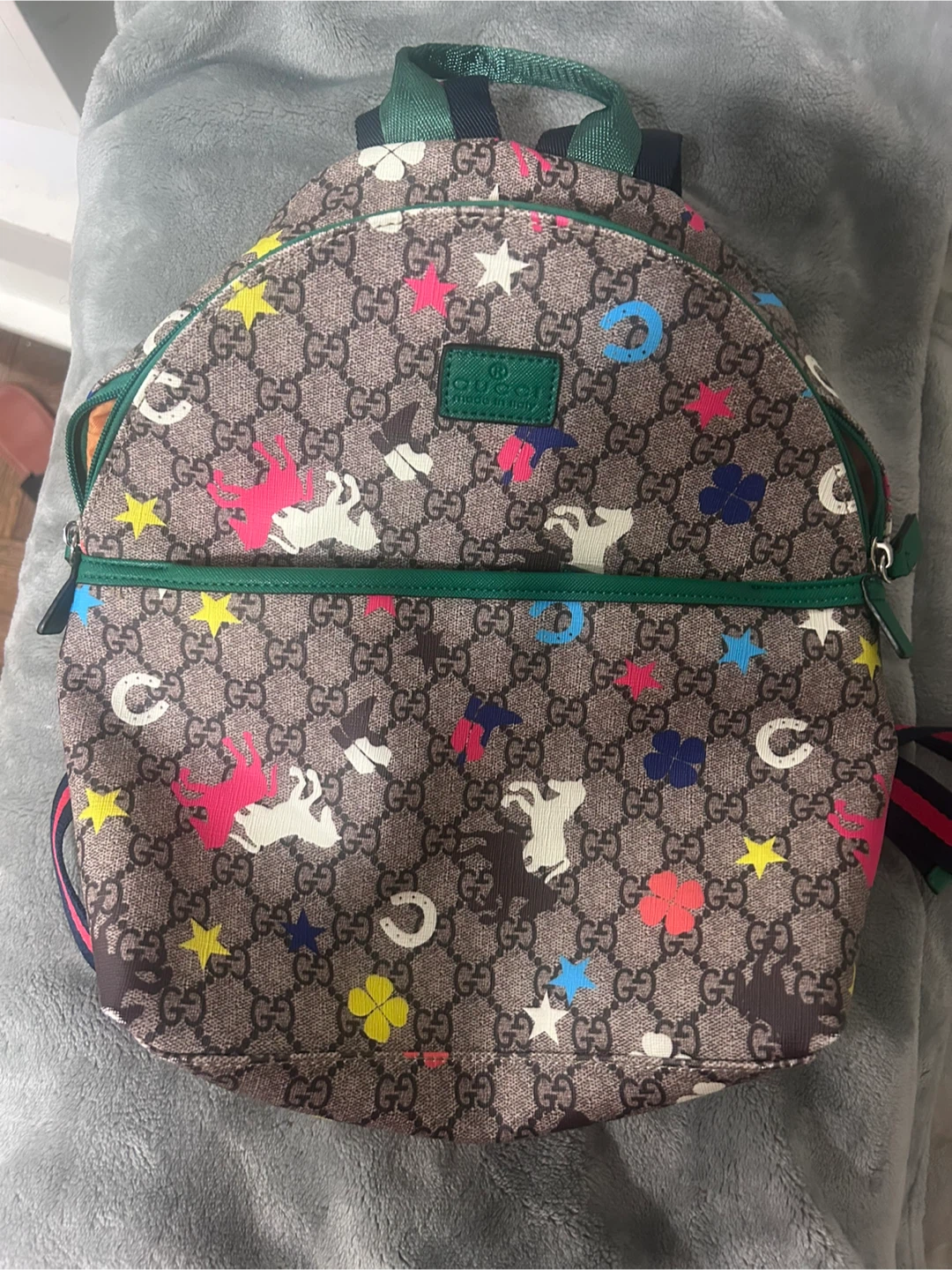 Gucci Kids Unicorn GG Print Backpack - photo 5