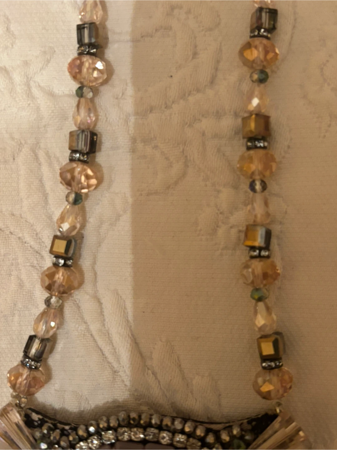 Beaded Statement Necklace - photo 4