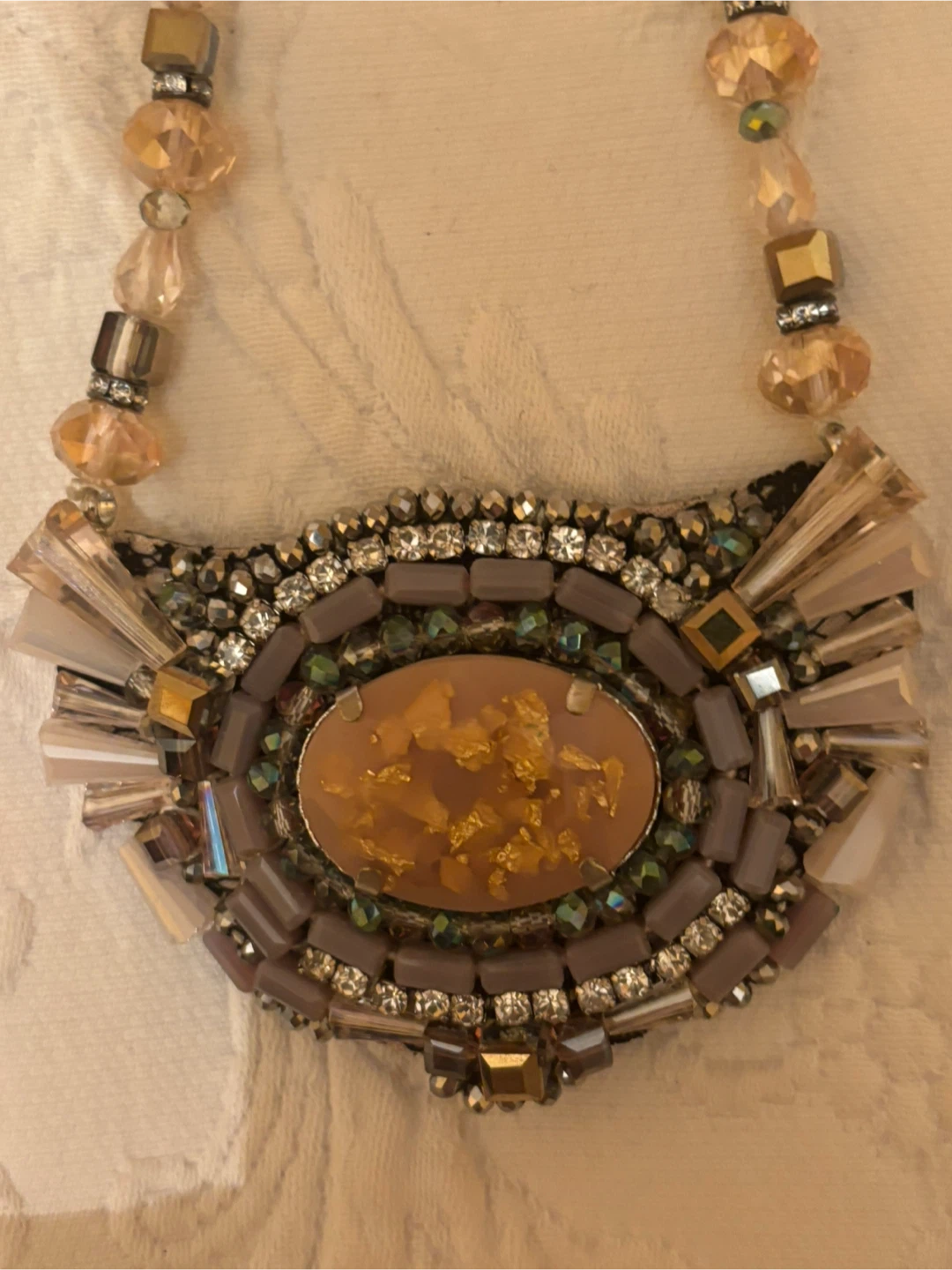 Beaded Statement Necklace