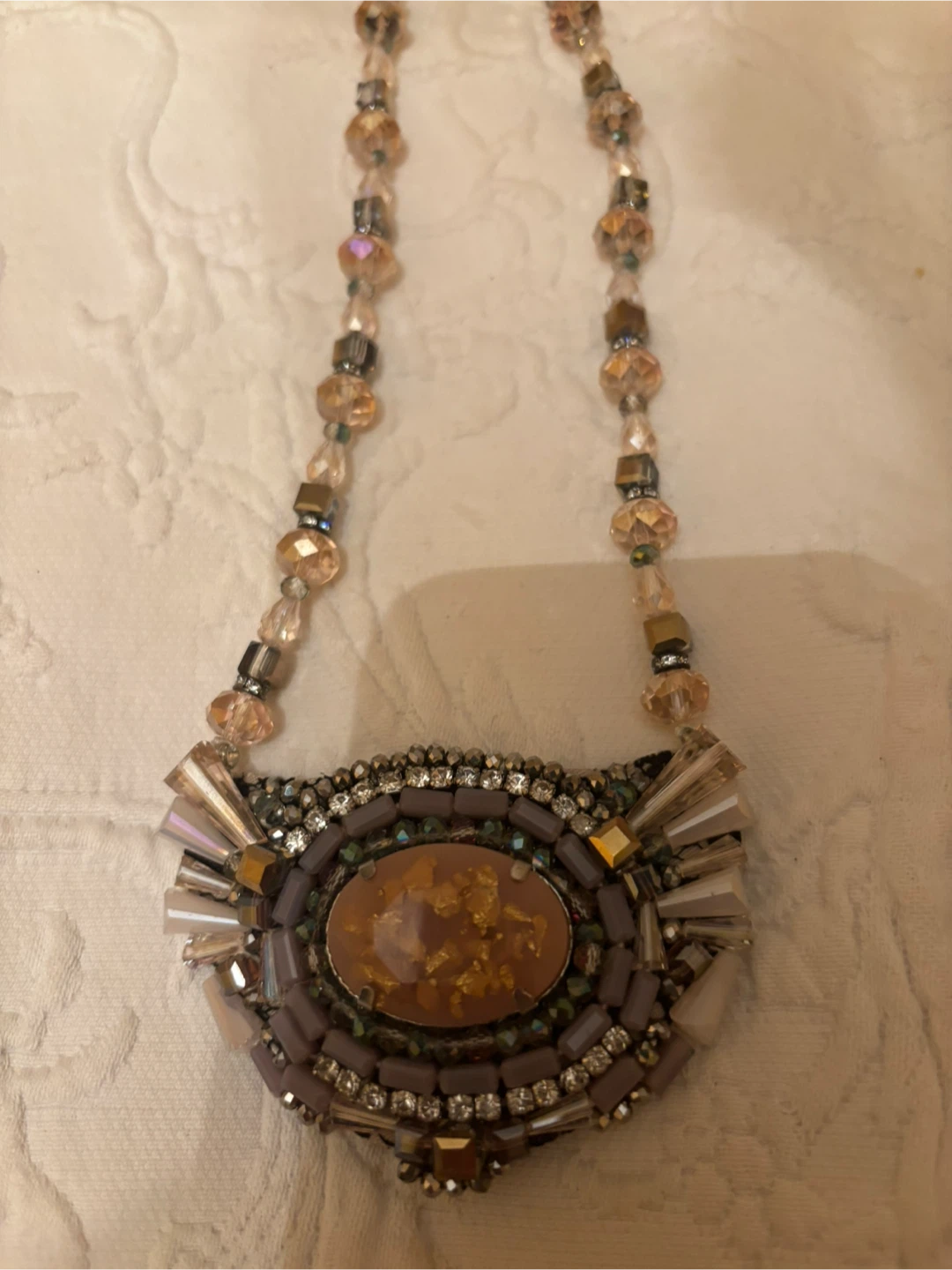 Beaded Statement Necklace - photo 3