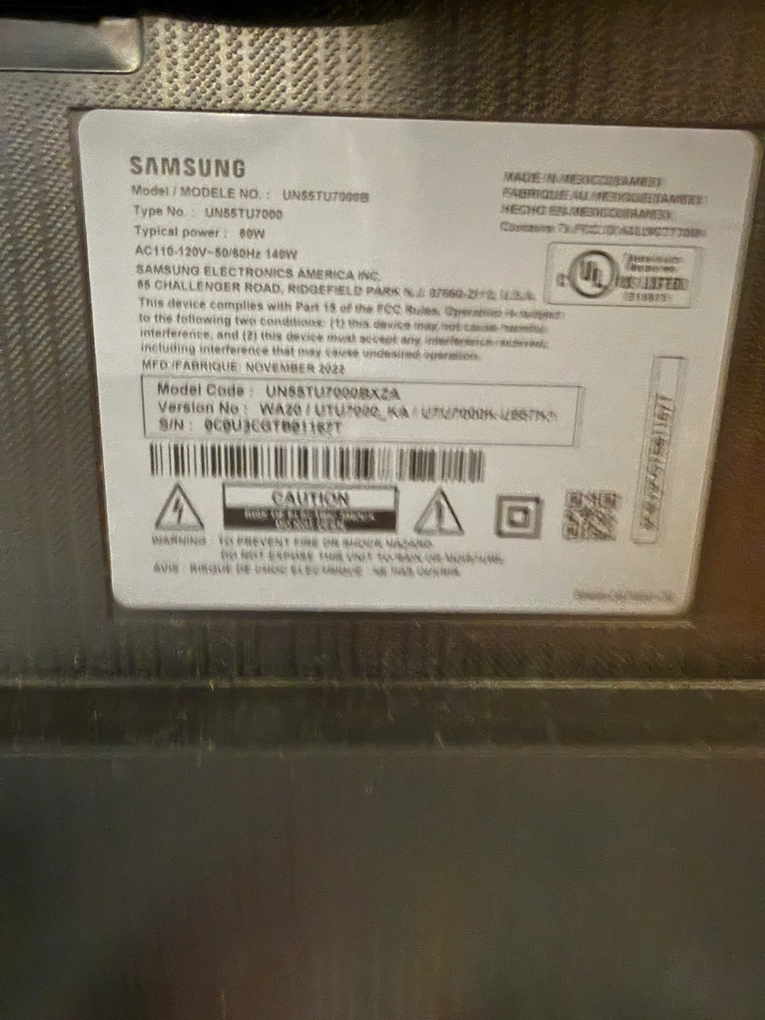 Samsung 55" 4K Crystal UHD Smart TV (2022 Model) + Wall Mount - photo 2