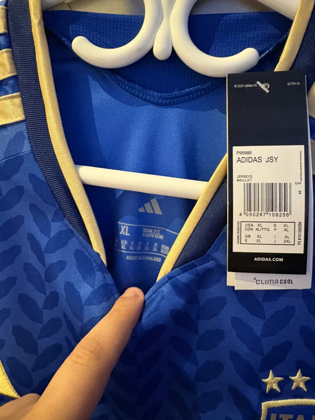 Adidas Italy World Cup 26’ Soccer Jersey - Blue- New W/Tags - photo 4