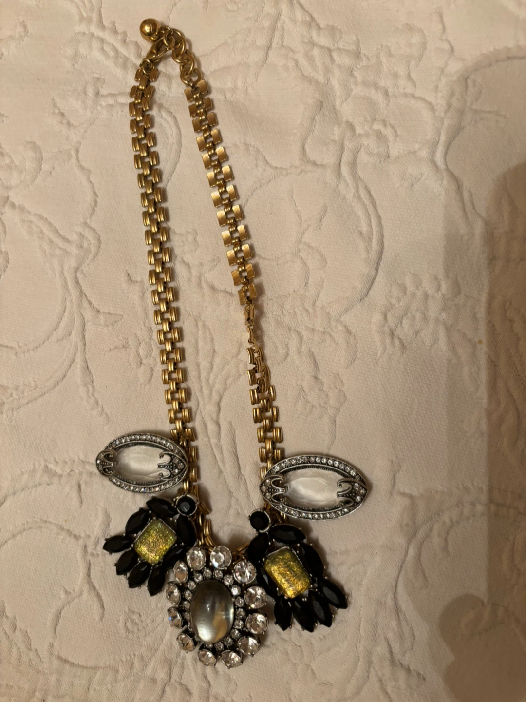 Gold Tone Statement Necklace - photo 4