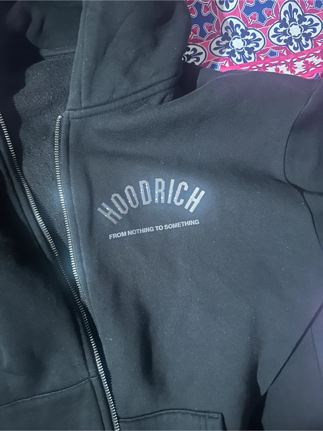 Hoodrich Black Zip-Up Hoodie - Size S - photo 4